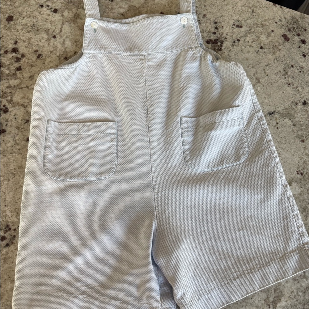 Pale Blue Toddler Overalls - Picture 2 of 5